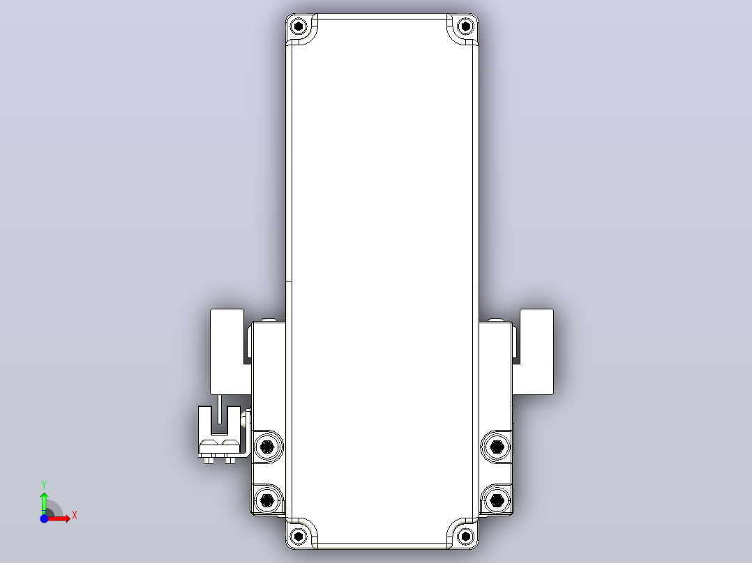 线性模块铝制底座TPA-KNR-86E-1610C-L400A1-MU-H40-N3前视图