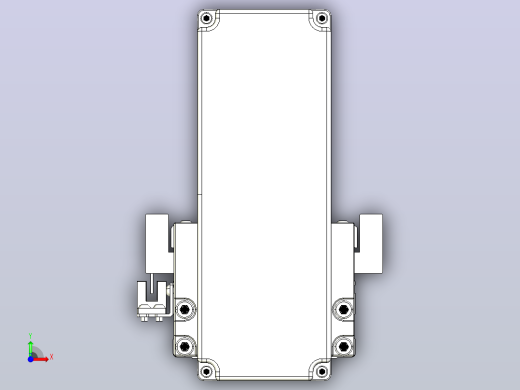 线性模块铝制底座TPA-KNR-86E-1610C-L400A1-MU-H40-N3前视缩略图