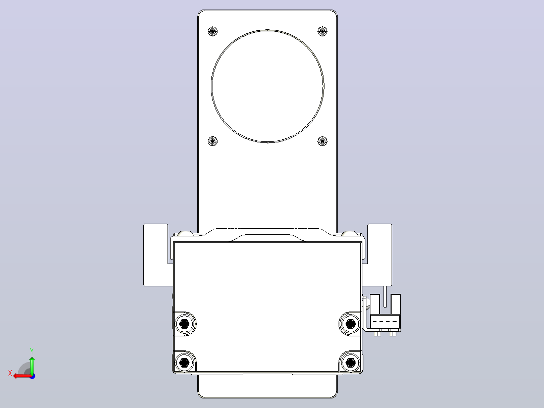 线性模块铝制底座TPA-KNR-86E-1610C-L400A1-MU-H40-N3后视图