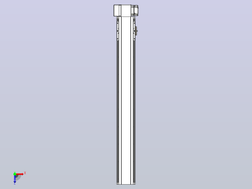 皮带直线轴半封闭可选导轨TPA-HNB-105D-90-L750-RP-Y-P20-N3俯视缩略图