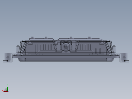 汽车VCU控制器外壳模型后视缩略图