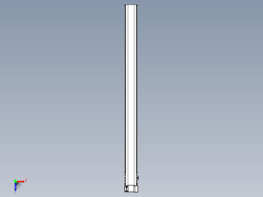 皮带直线轴半封闭可选导轨TPA-HNB-175D-140-L2150-RP-Y-P75-N3俯视缩略图