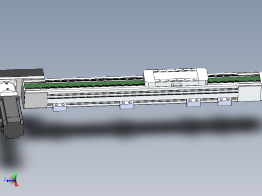 DMEB65-RBCR欧规同步带模组直线模组（电机右后折）[DMEB65-L15S350-DT400-C2U-RBCR]