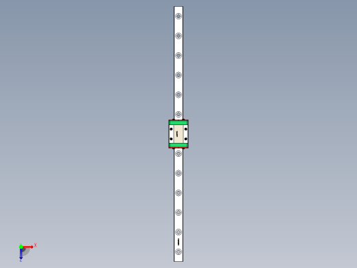 LML9B直线导轨260mm”俯视缩略图