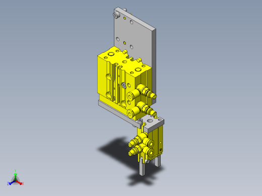 工件转移机构正等轴测缩略图