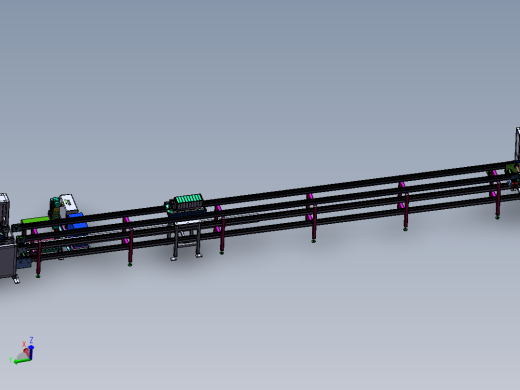 激光打标止挡升降一体化流水线体sw17