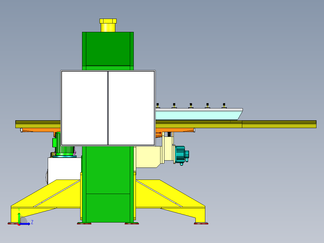 Blaind Broch Auto非标数模3D图纸 STEP格式左视图