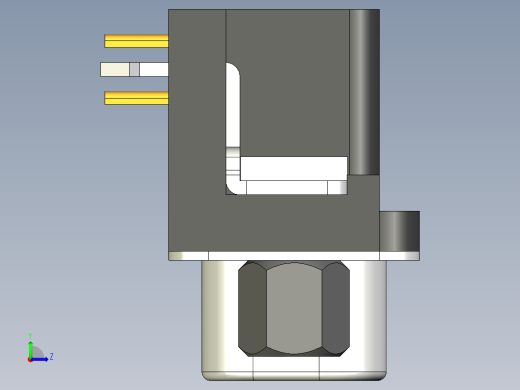 电脑插头左视缩略图