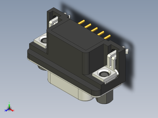 电脑插头正等轴测缩略图