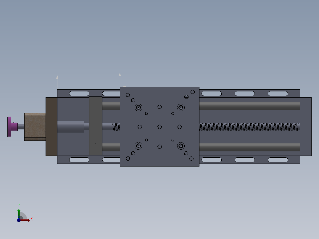 移动控制台3D模型前视图