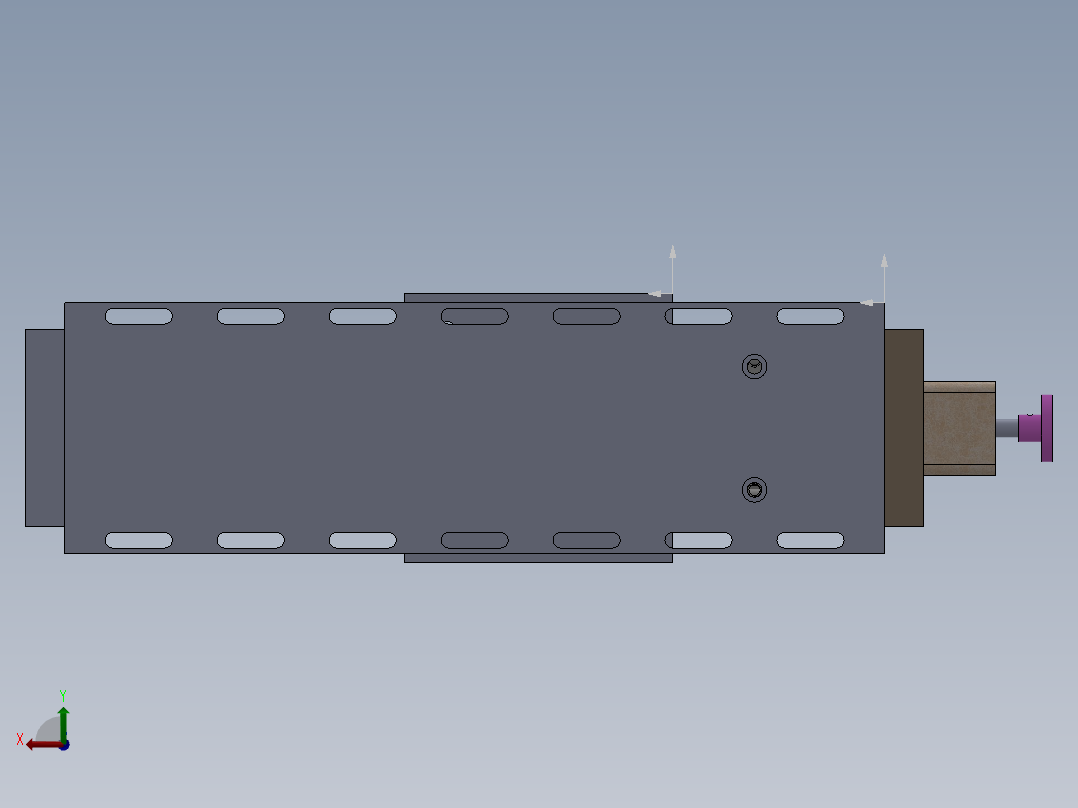 移动控制台3D模型后视图