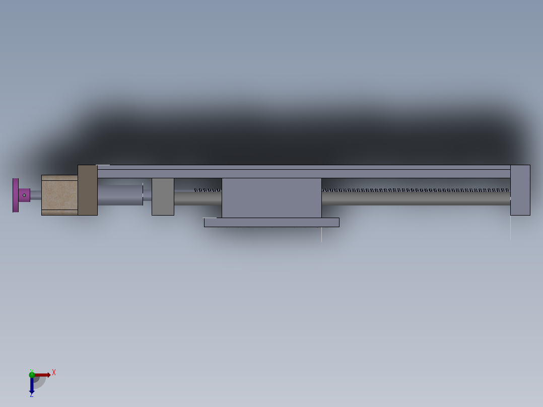 移动控制台3D模型俯视图