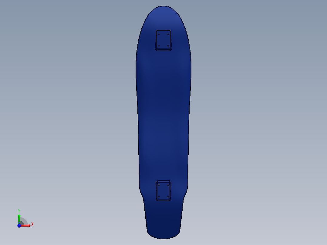 木板3d模型前视图