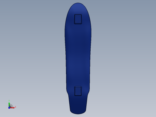 木板3d模型前视缩略图