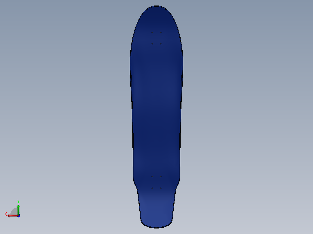 木板3d模型后视图