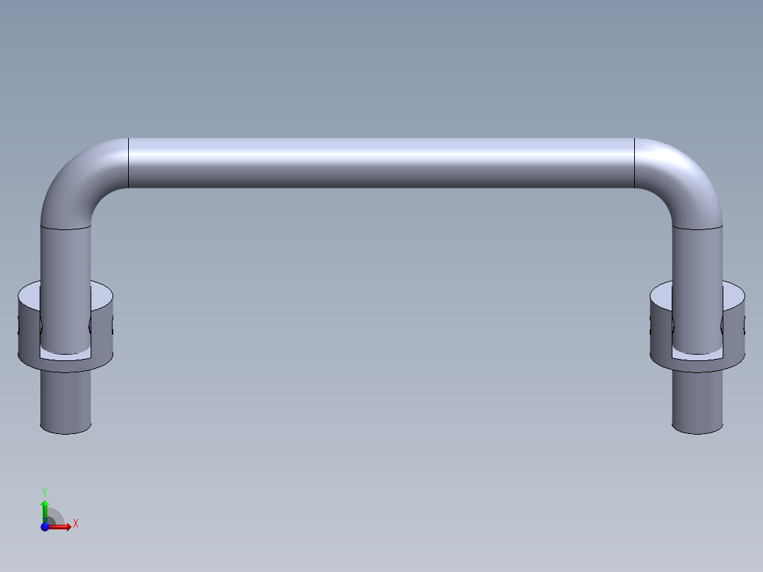 折弯提手前视图