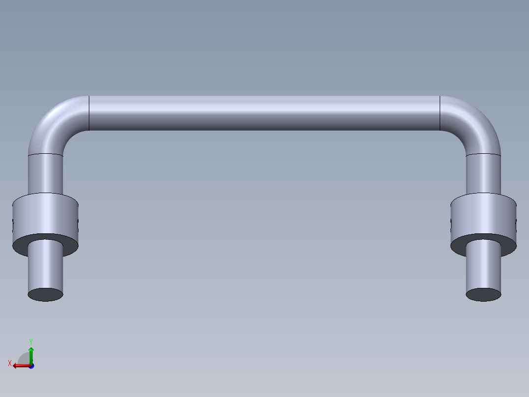 折弯提手后视图