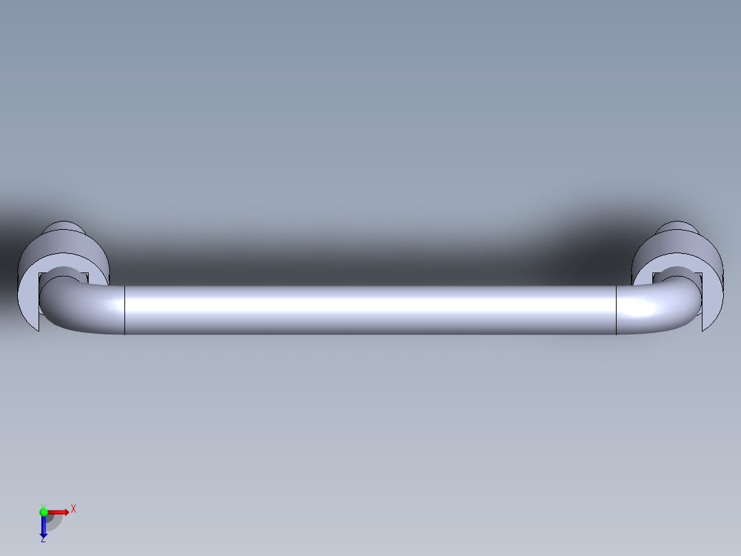 折弯提手俯视图