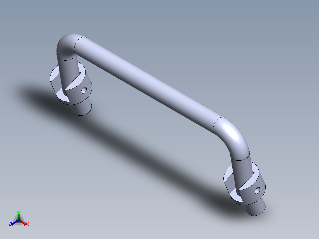 折弯提手正等轴测图