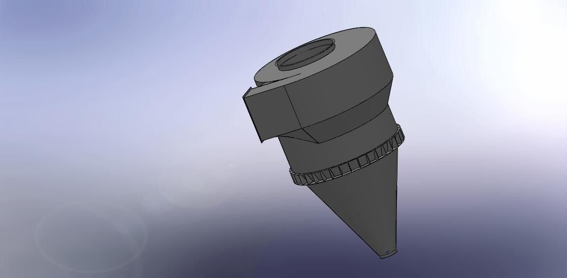 旋风除尘器建模