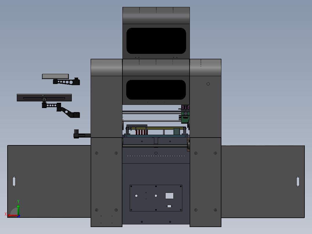 G861 TYD-540 贴片机详细设计后视图