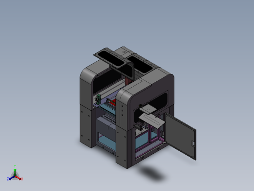 G861 TYD-540 贴片机详细设计正等轴测缩略图
