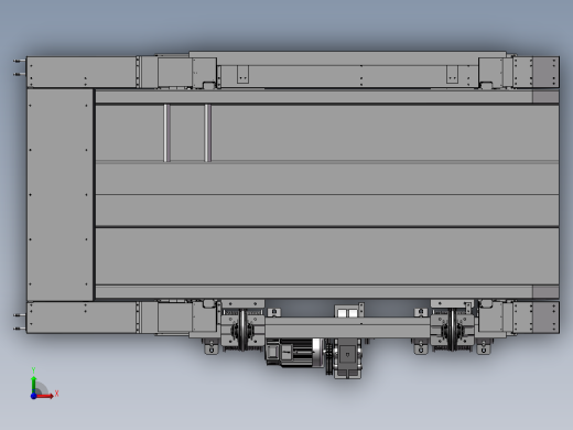 五层沉箱式立体车库3D图纸 立柱式多层可升降立体车库3d模型前视缩略图