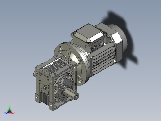 NMRV050-40-71B5-Y0.37KW-DS正等轴测缩略图