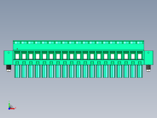 DEGSON 15EDG（公头） 3.5mm 螺钉锁紧，插拔式接线端子 FullPack-15EDGKBM-3.5-19P-14-00AH前视缩略图
