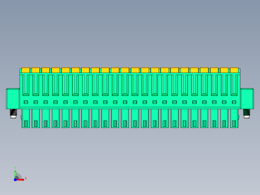 DEGSON 15EDG（公头） 3.5mm 螺钉锁紧，插拔式接线端子 FullPack-15EDGKDM-3.5-22P-14-00AH前视缩略图