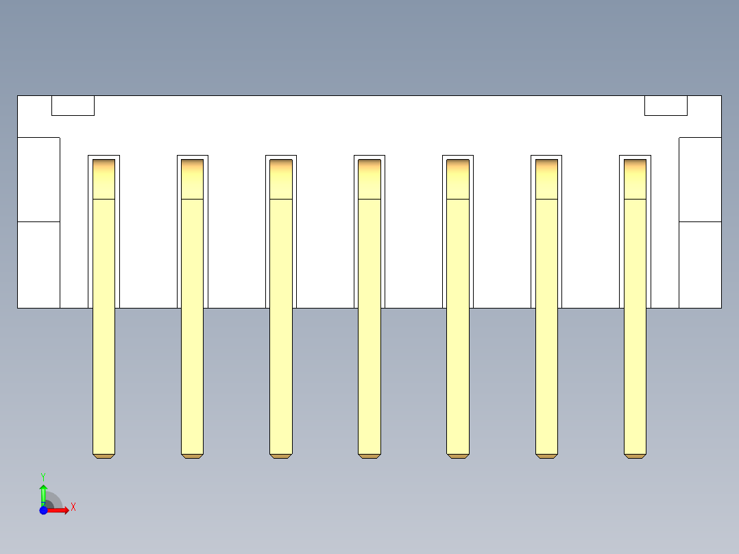 JST-S7B-PH-K-S前视图
