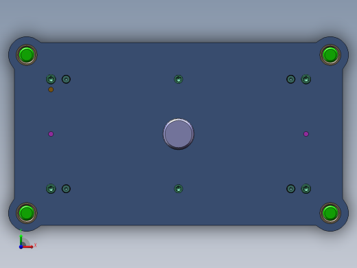 卡圈级进模(CAD图+SW三维)前视缩略图