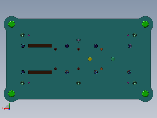 卡圈级进模(CAD图+SW三维)后视缩略图