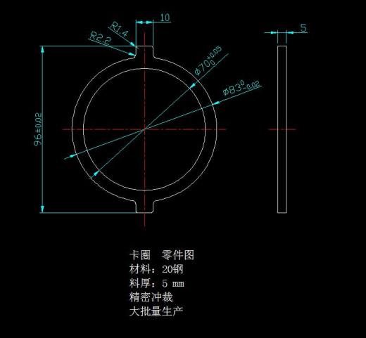 卡圈级进模(CAD图+SW三维)缩略图