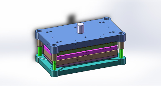 卡圈级进模(CAD图+SW三维)缩略图