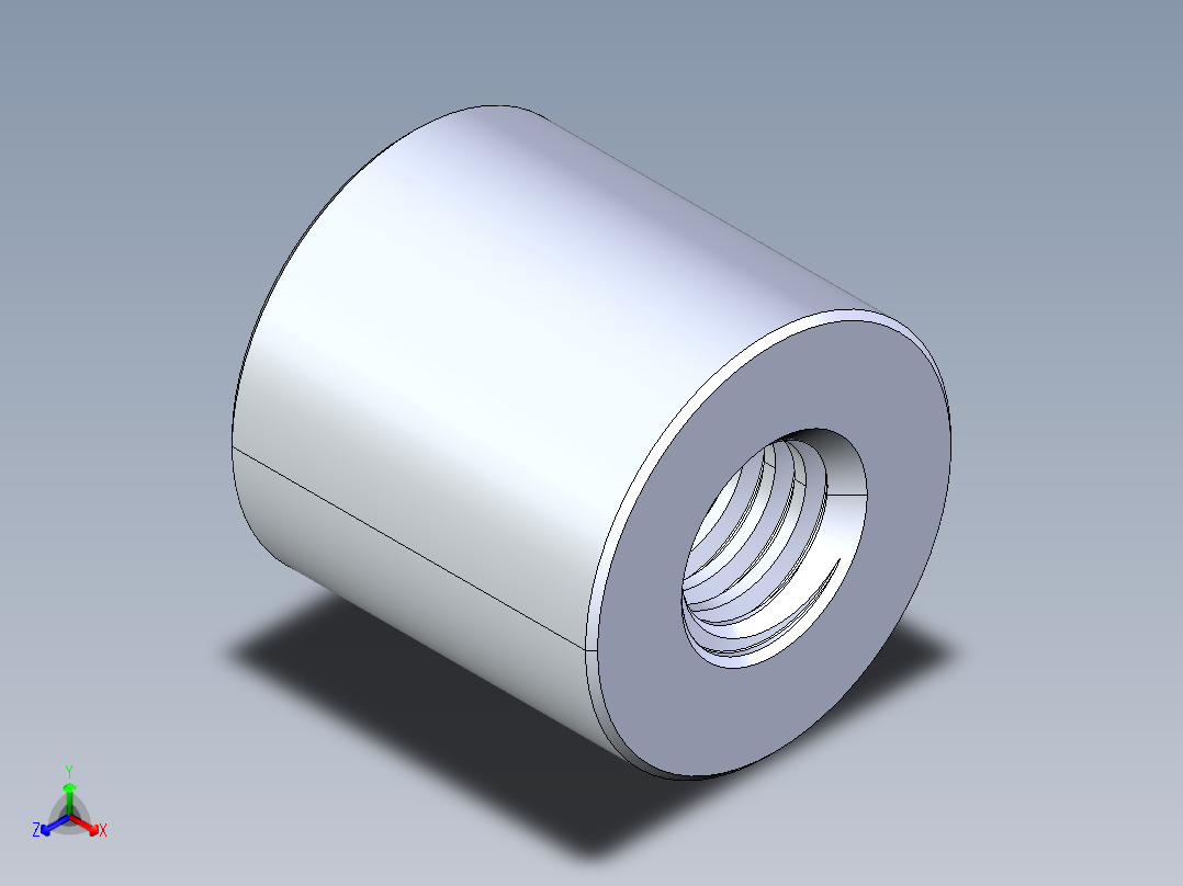 公制梯形螺母-TR28x5x60x60.STEP