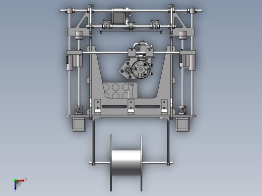 精密3D打印机俯视缩略图
