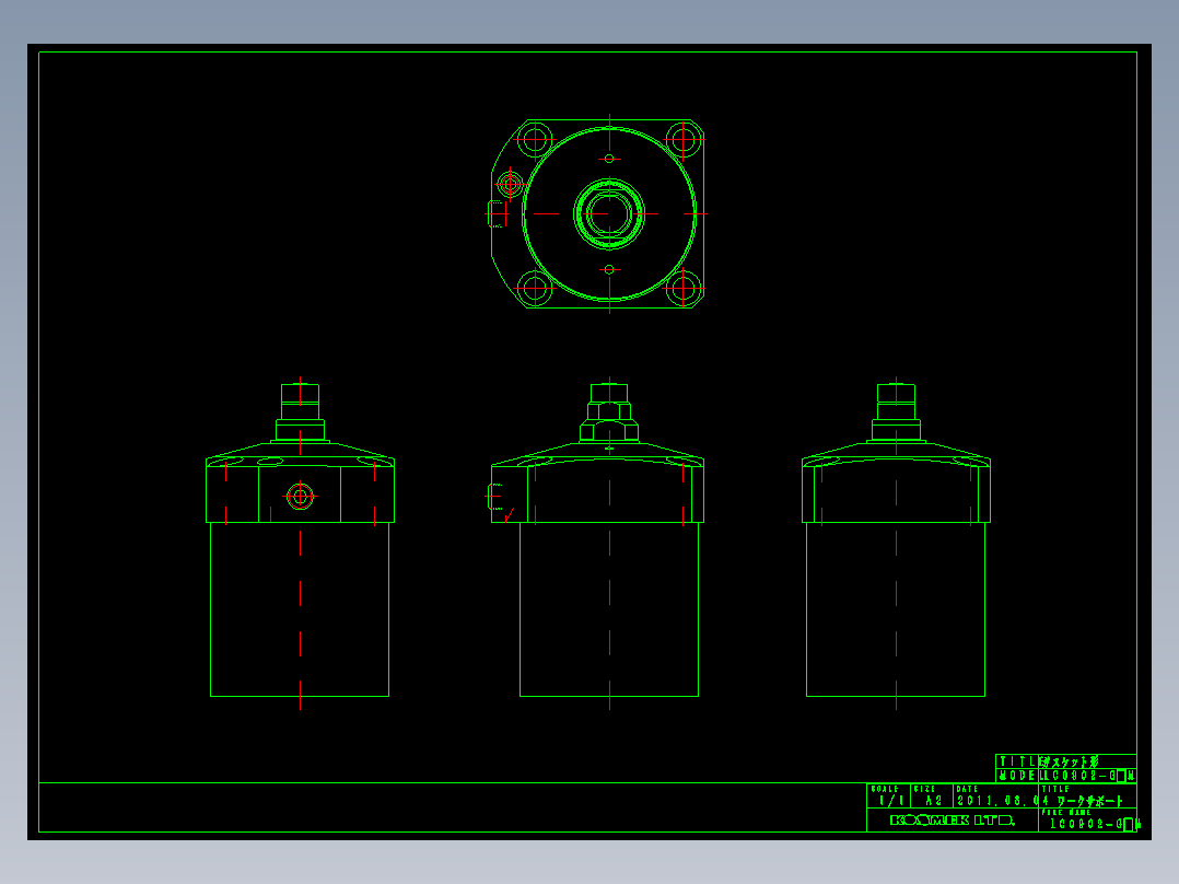KOSMEKLC0902-GxM多系列多零件图纸模型多系列多零件图纸模型