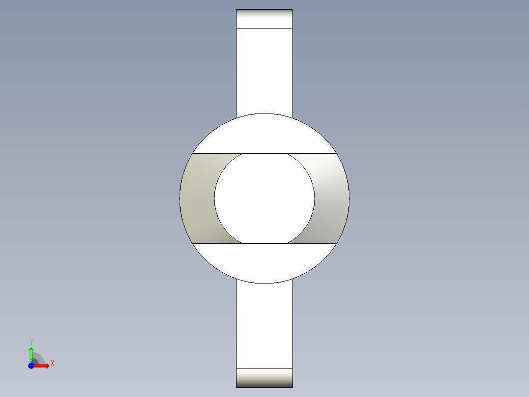 型材-BR DOOR SLIDER KJN530303前视图