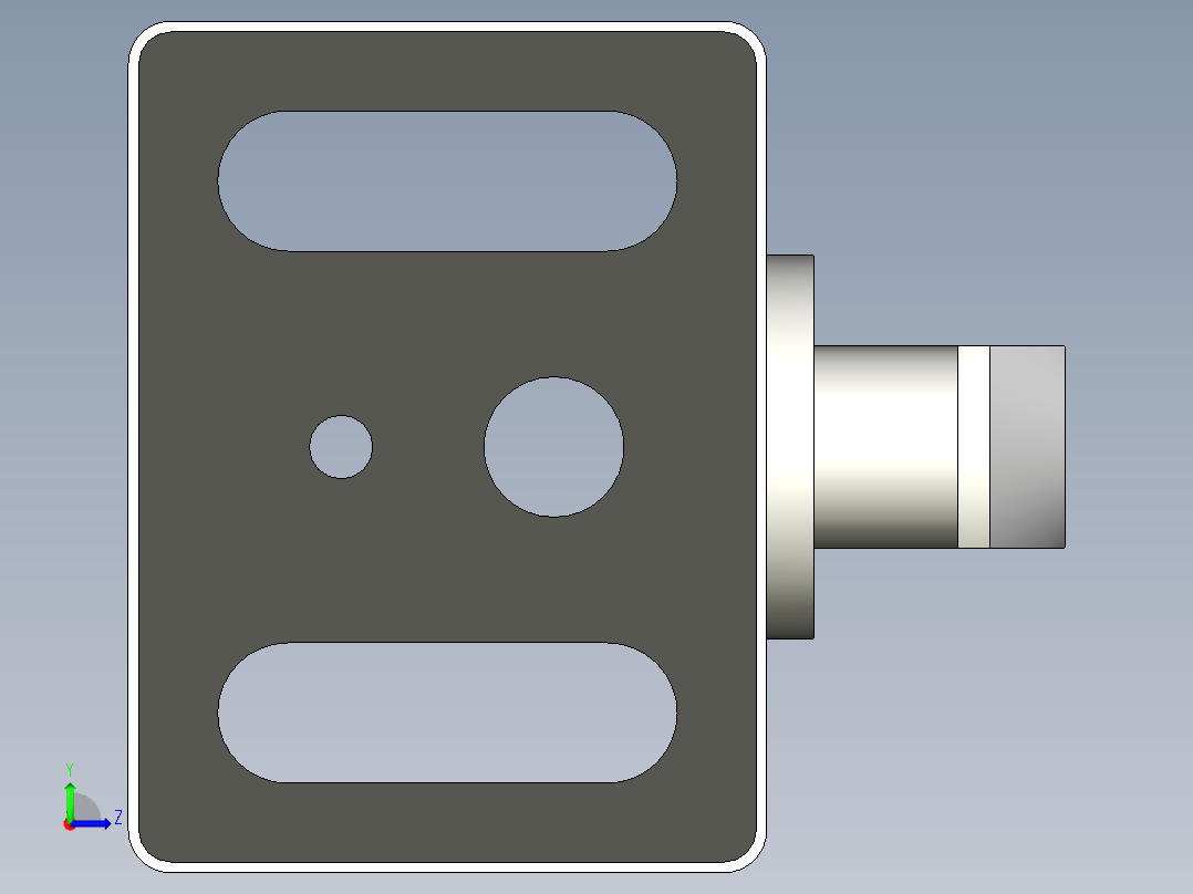 型材-BR DOOR SLIDER KJN530303左视图