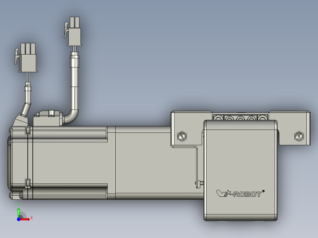 威洛博直线电机模组EB6-L140-S1150-L-P40-MS3前视图