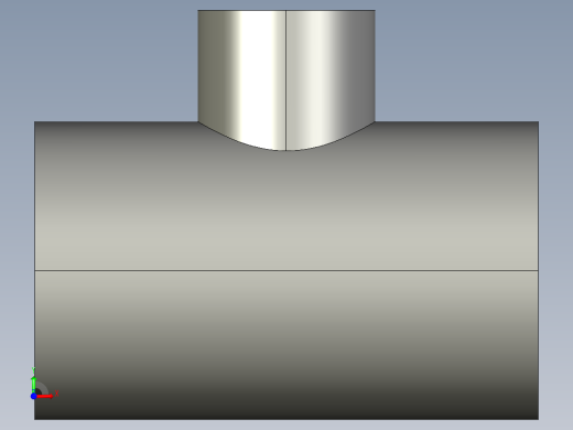 船舶管路系统SeaCor_Molded_ReducingTee_SxSxS_37J101210_1.5in x 0.75in前视缩略图