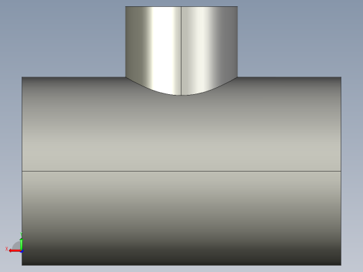 船舶管路系统SeaCor_Molded_ReducingTee_SxSxS_37J101210_1.5in x 0.75in后视缩略图