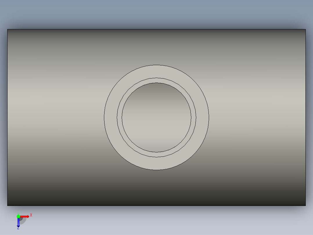 船舶管路系统SeaCor_Molded_ReducingTee_SxSxS_37J101210_1.5in x 0.75in俯视图