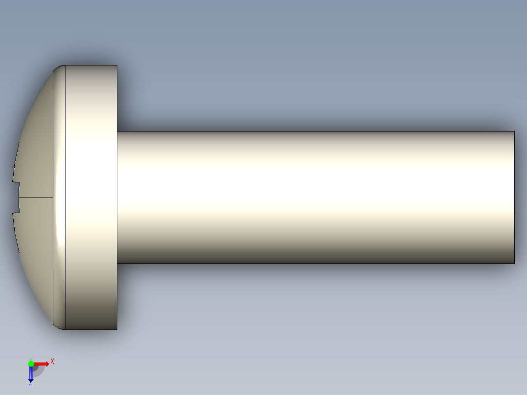 螺丝 M2 x 十字盘头-M2 x 6 Screw head.STEP俯视图