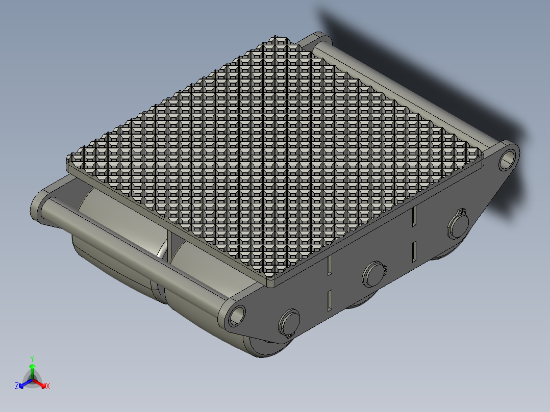 6t大型机器移动滑板