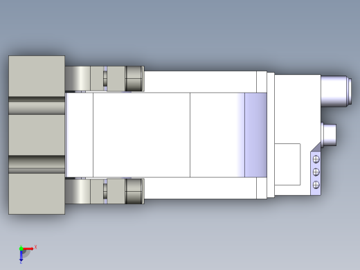 德克斯TUNKERS气缸数模V2_40 BR2 T12 A10_A11_A12俯视缩略图
