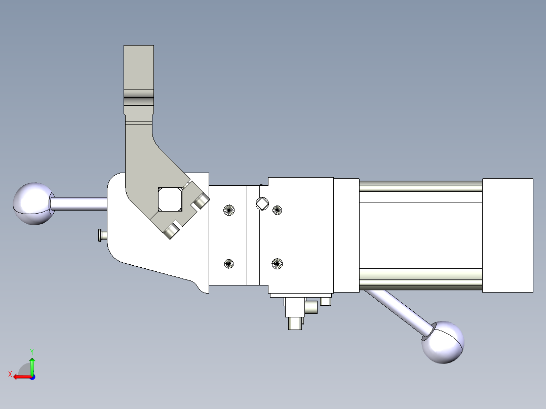 德克斯TUNKERS气缸数模V63.1 Z A10 T12后视图