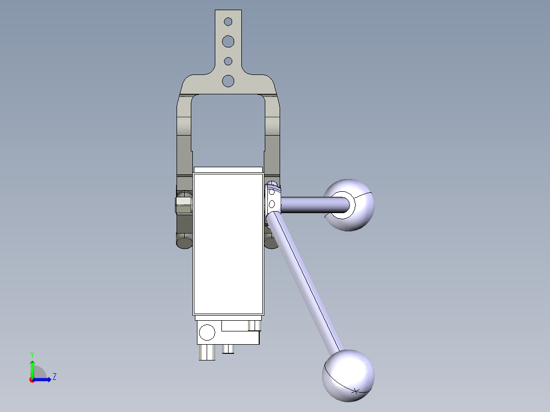 德克斯TUNKERS气缸数模V63.1 Z A10 T12左视图
