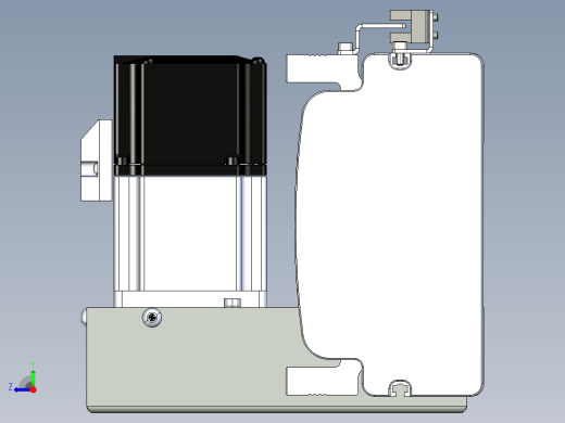 同步带滑台-半封闭B13H-L45-S2700-LU-P40-D3右视缩略图